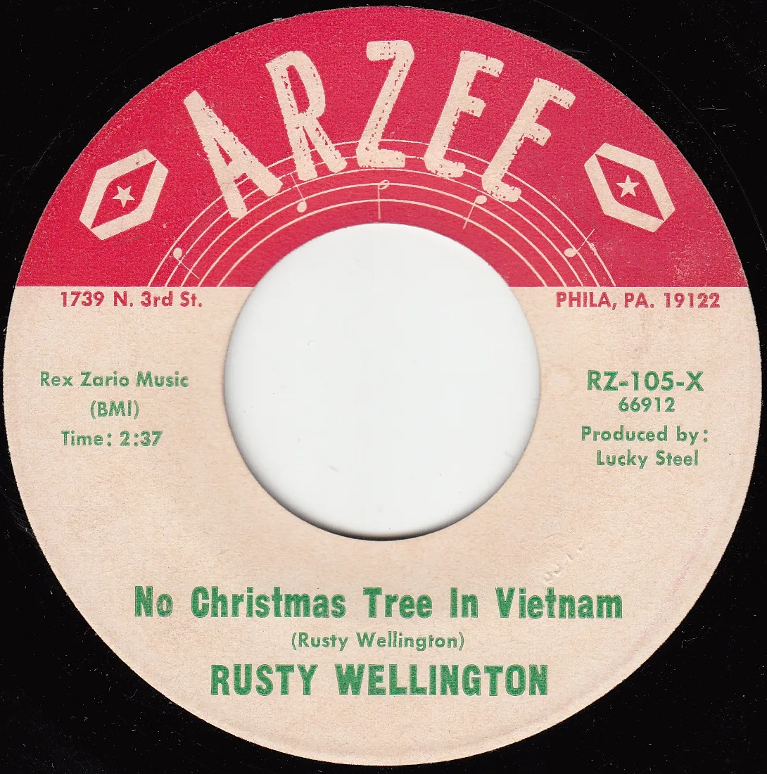 No Christmas Tree in Vietnam – Rusty Wellington (A-side label)