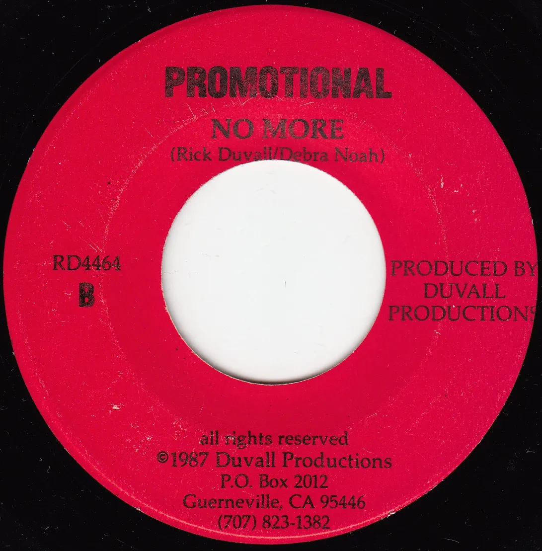 No More – Rick Duvall (A-side label)