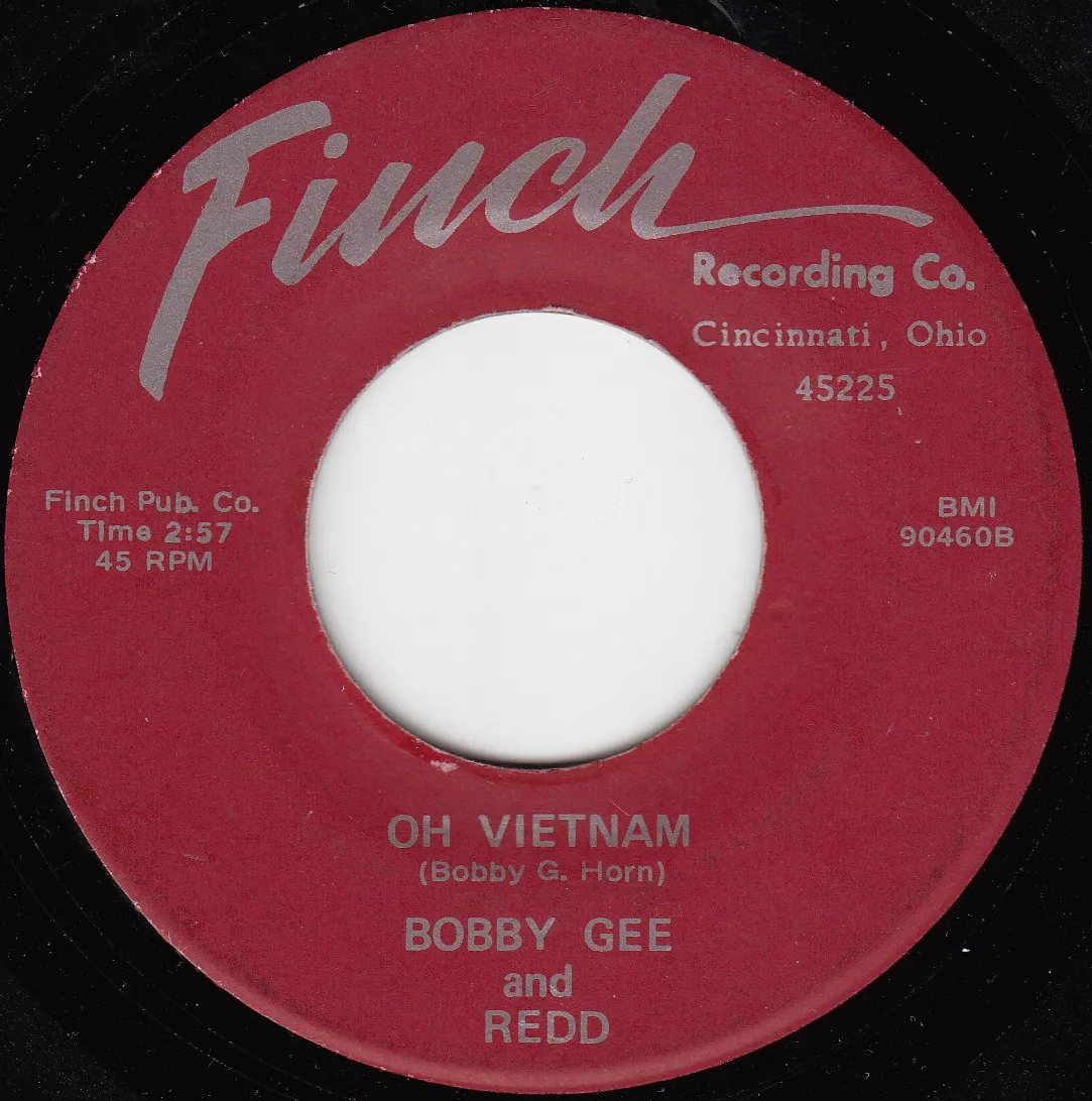 Oh Vietnam – Bobby Gee and Redd (A-side label)
