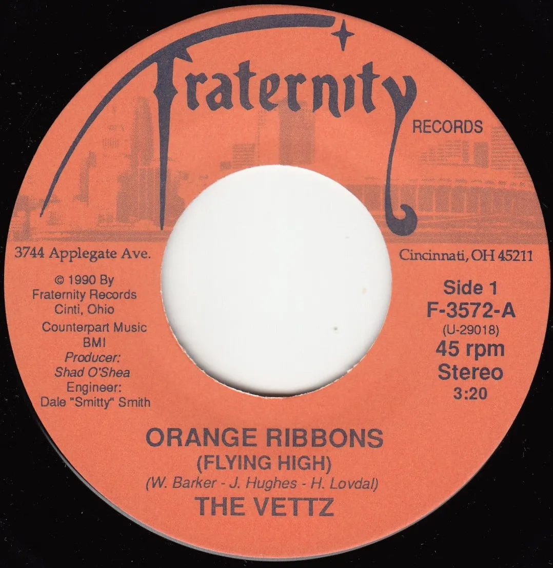 Orange Ribbons (Flying High) – The Vettz (A-side label)