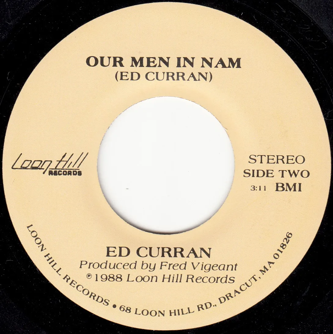 Our Men in Nam – Ed Curran (A-side label)