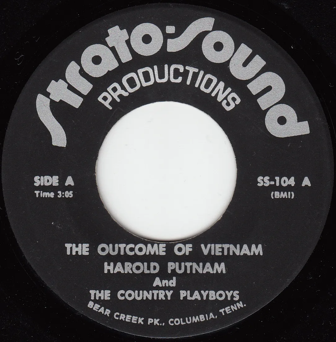 Outcome of Vietnam – Harold Putnam (A-side label)