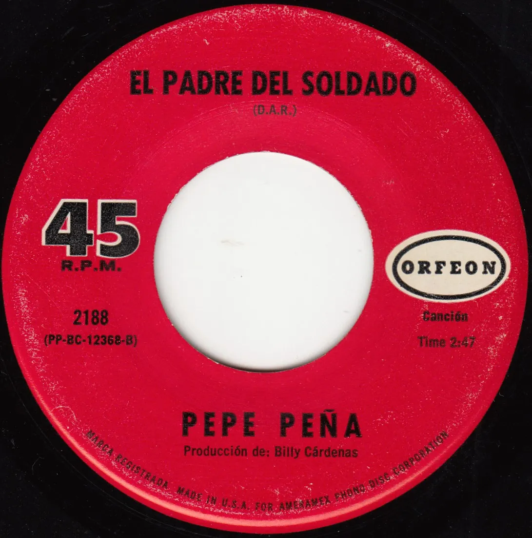 padre del soldado – Pepe Pena (A-side label)