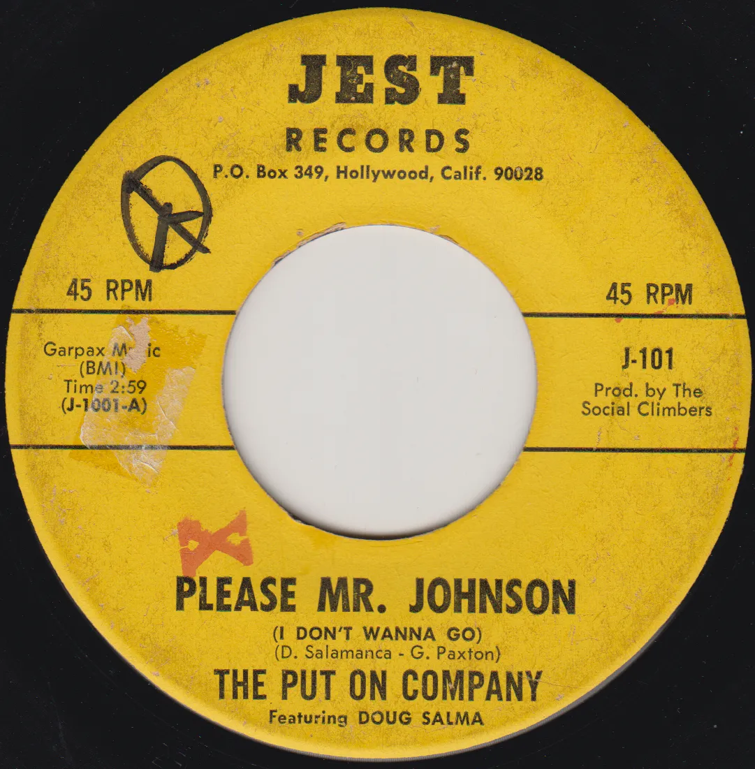Please Mr. Johnson (I Don't Wanna Go) – The Put On Company (Label (alternate scan))