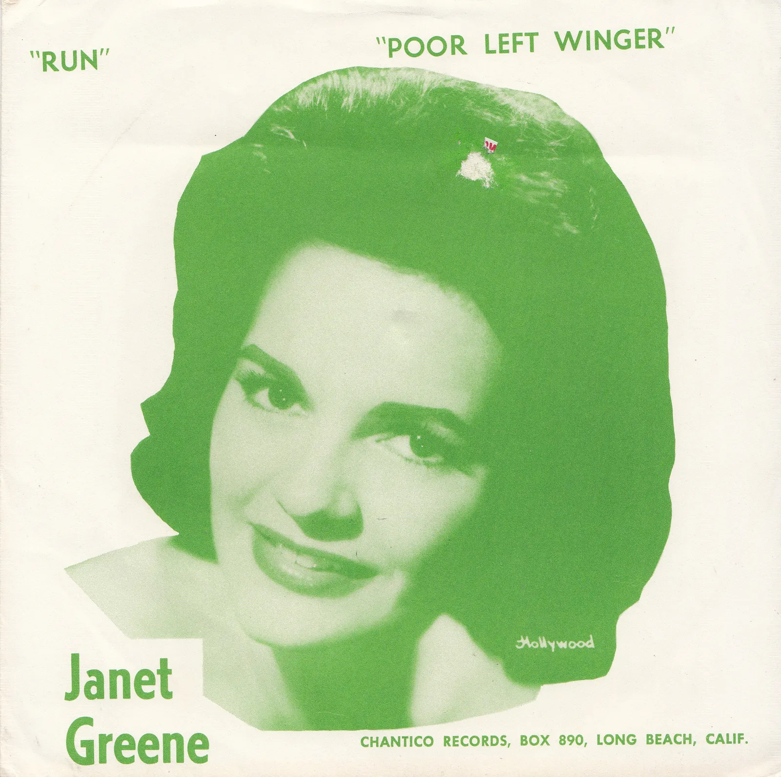 Poor Left Winger – Janet Greene (Picture sleeve)
