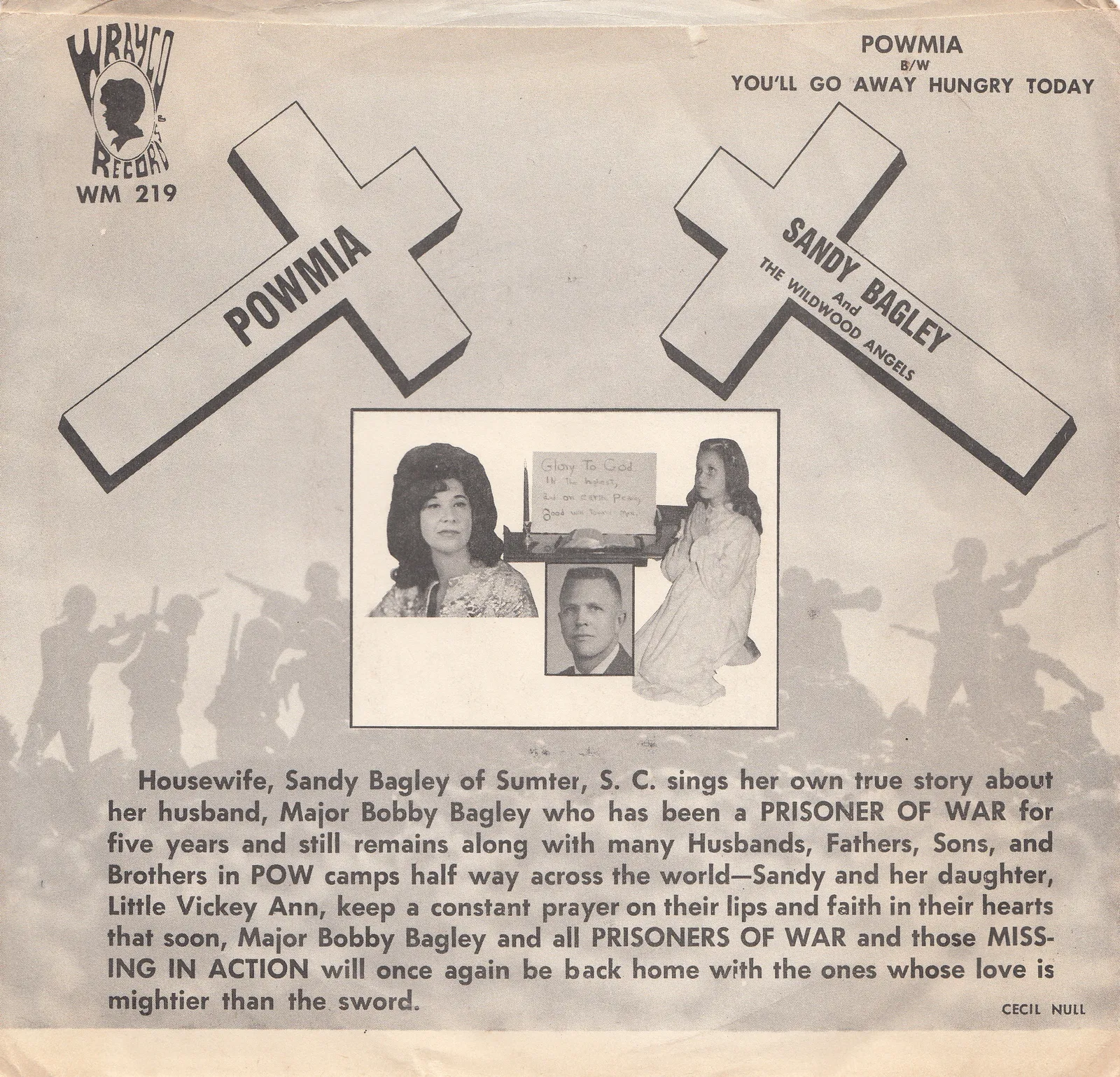 POWMIA – Sandy Bagley (Picture sleeve (front))