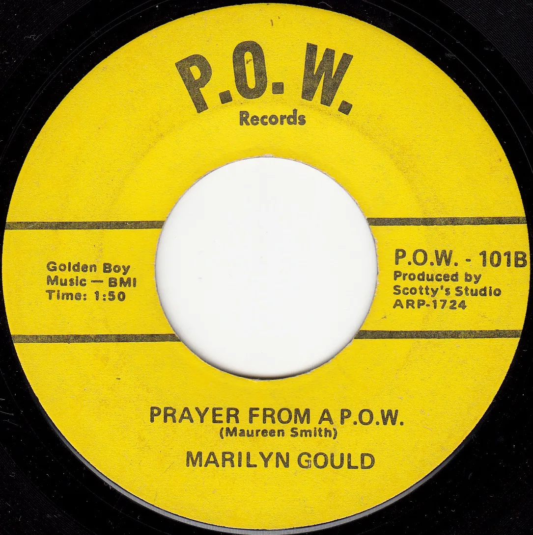 Prayer From a P.O.W. – Marilyn Gould (A-side label)