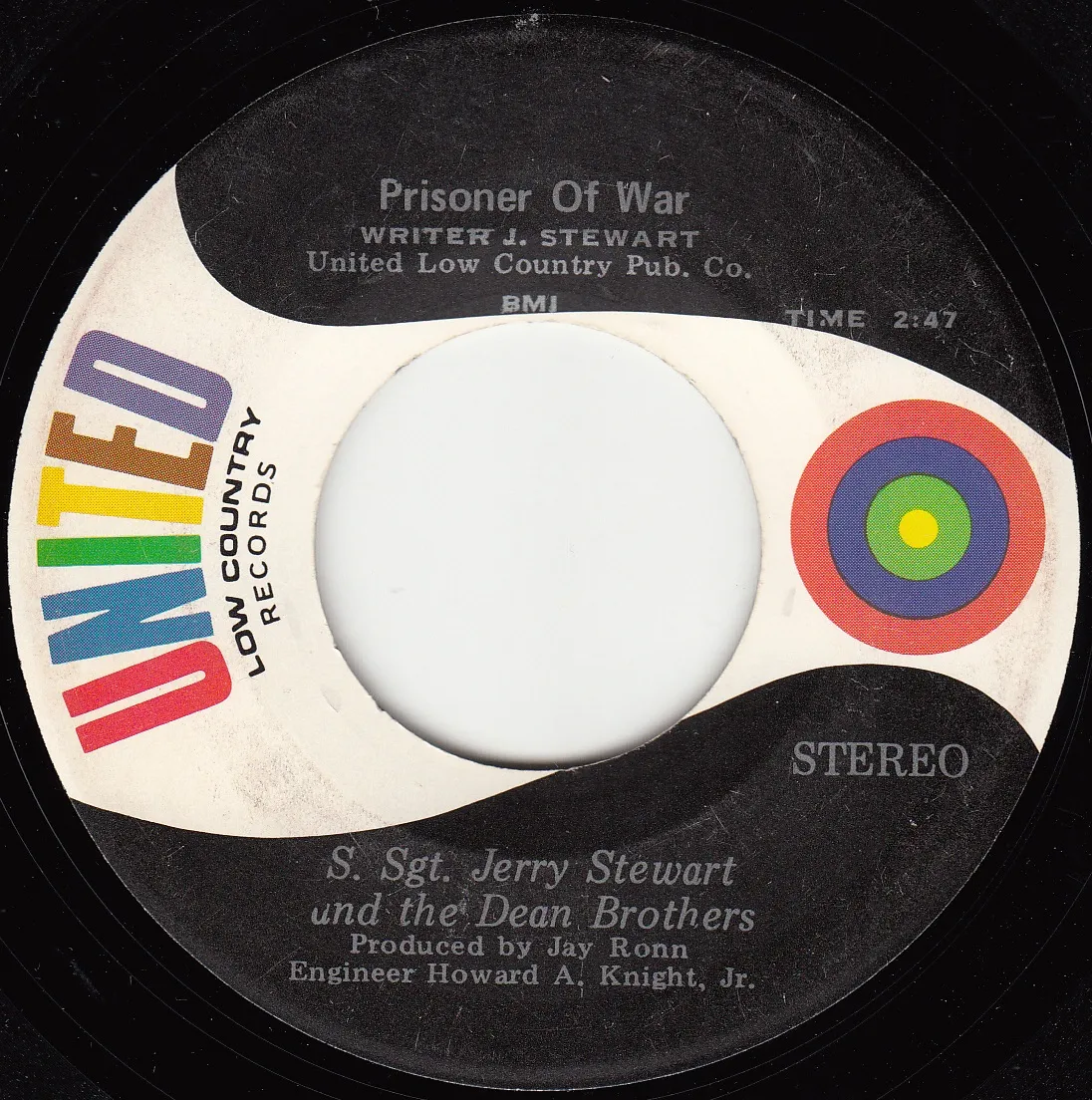 Prisoner of War – S. Sgt Jerry Stewart (A-side label)