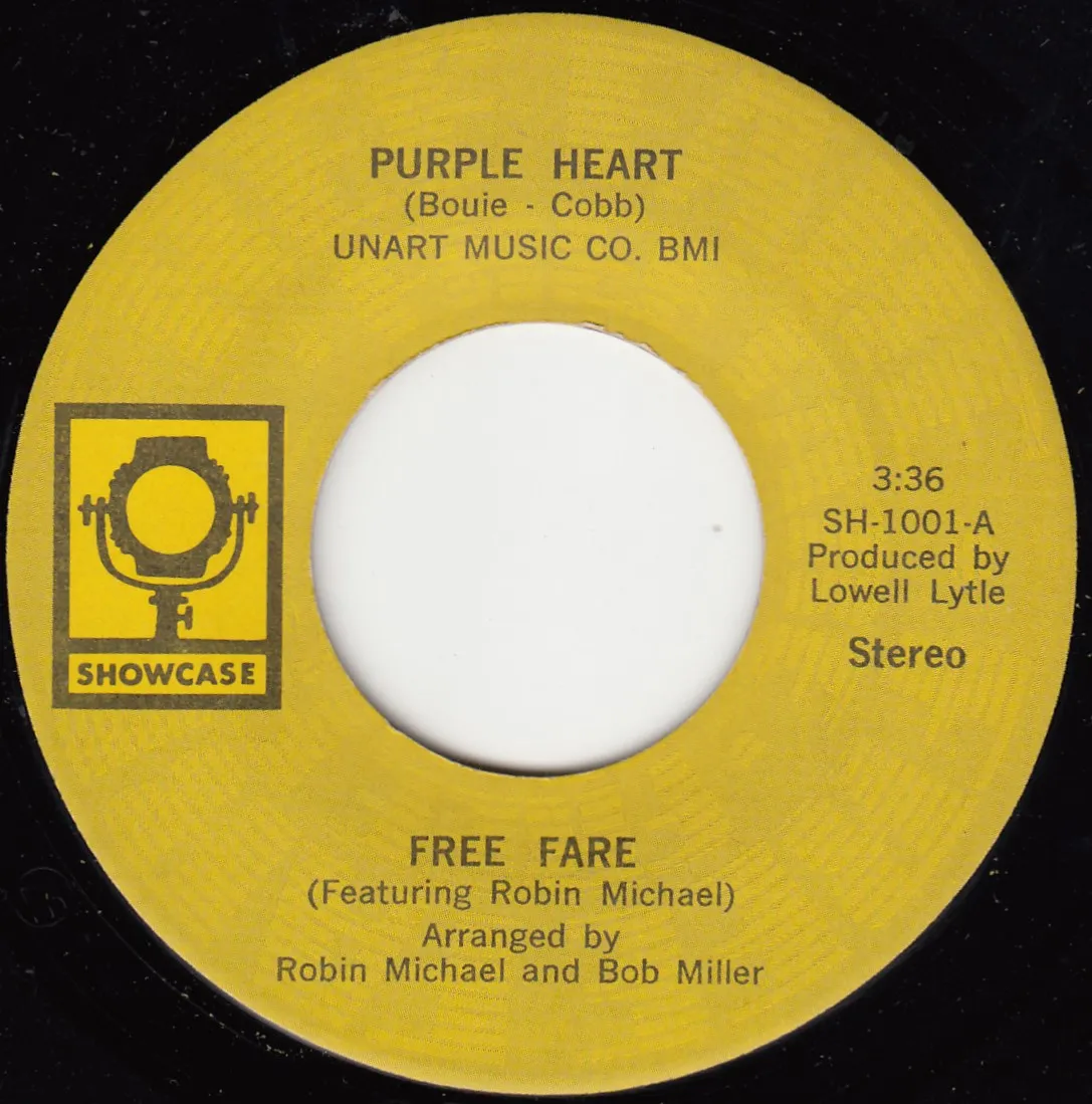Purple Heart – Free Fare (A-side label)
