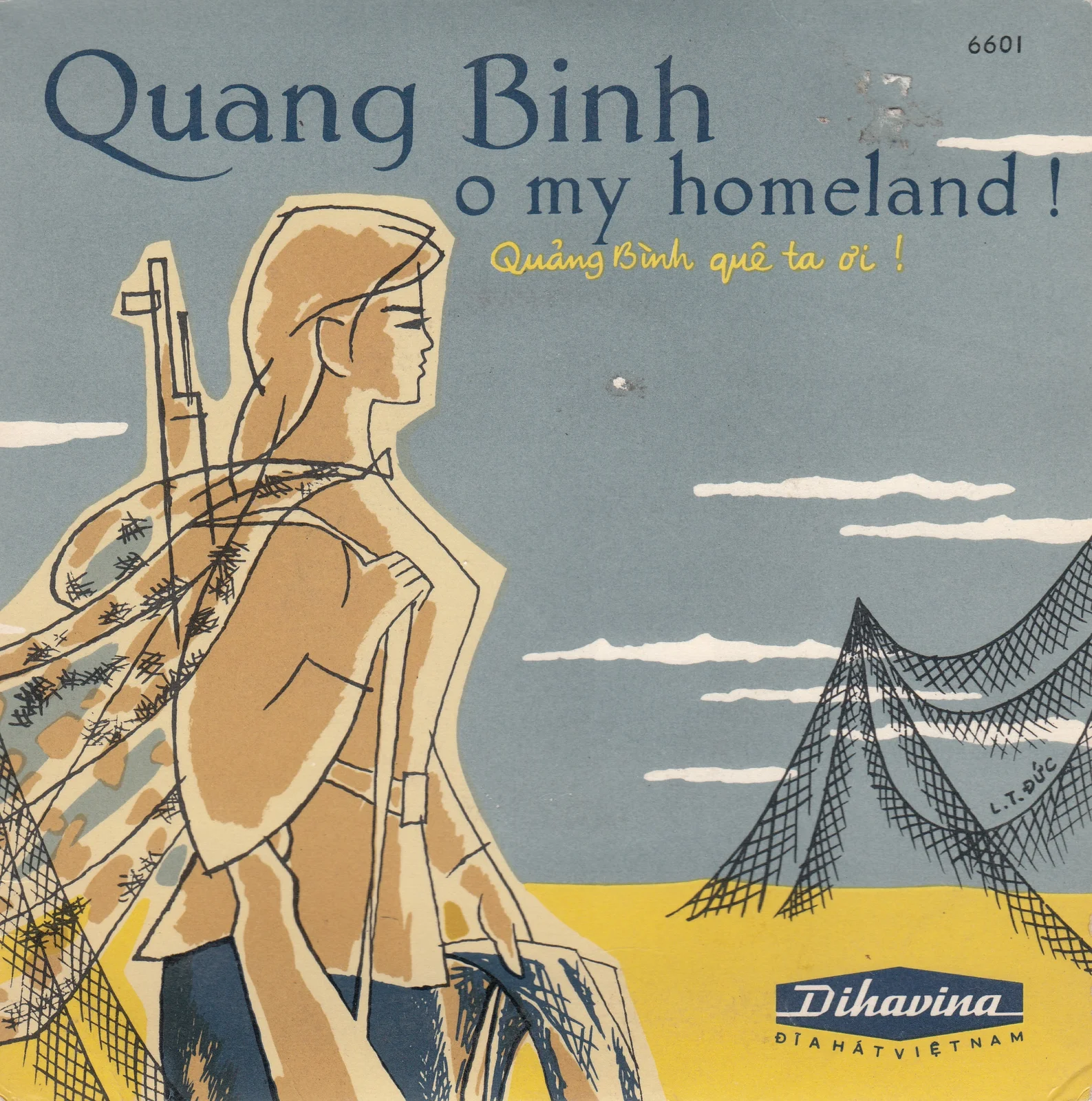 Quang Binh, O My Homeland (Quảng Bình Quê Ta Ơi) – Kim Oanh & The Voice of Vietnam's Vocal Group and Orchestra (Picture sleeve (front))