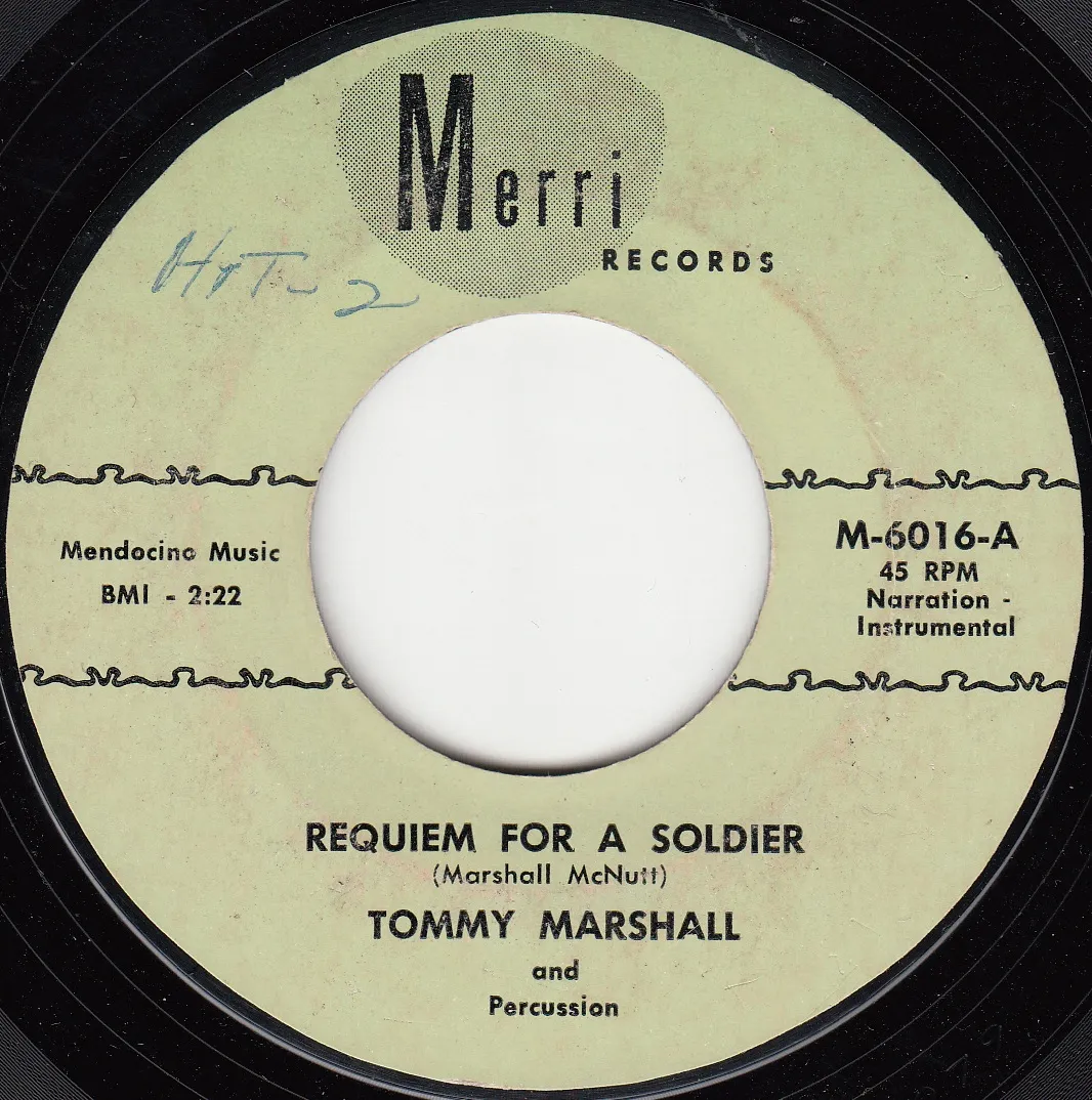 Requiem for a Soldier – Tommy Marshall (A-side label)