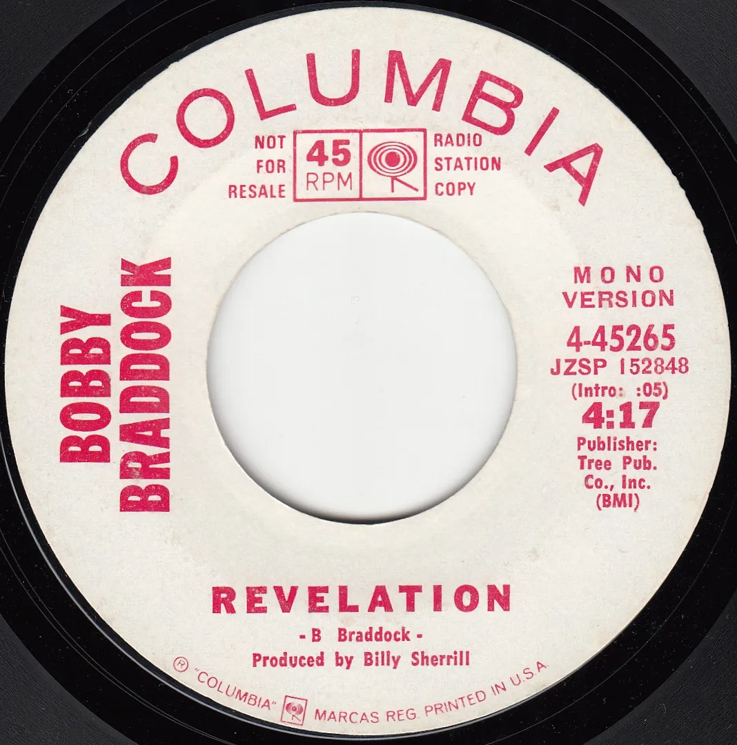 Revelation – Bobby Braddock (Label (mono))
