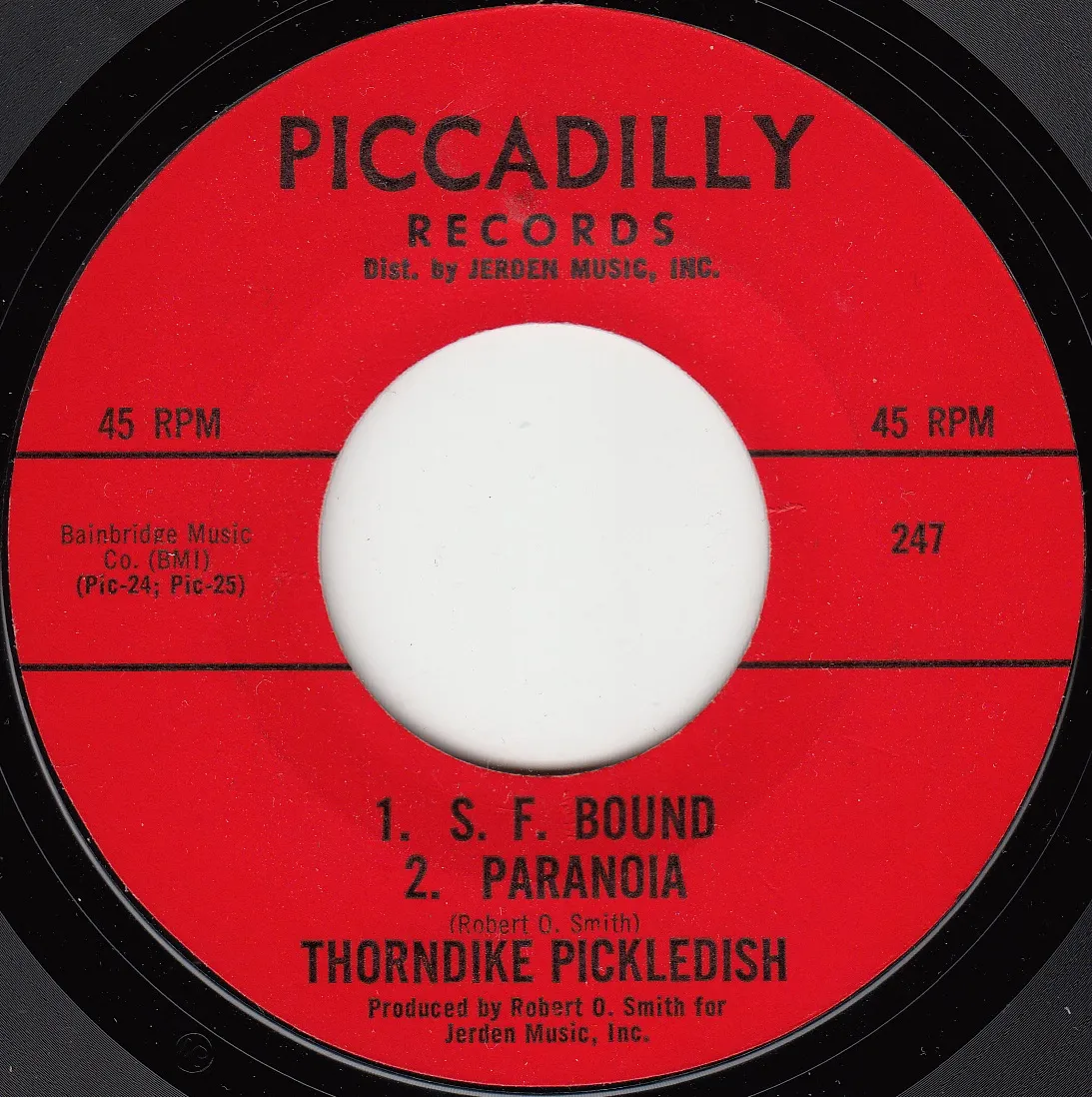 S. F. Bound – Thorndike Pickledish (A-side label)