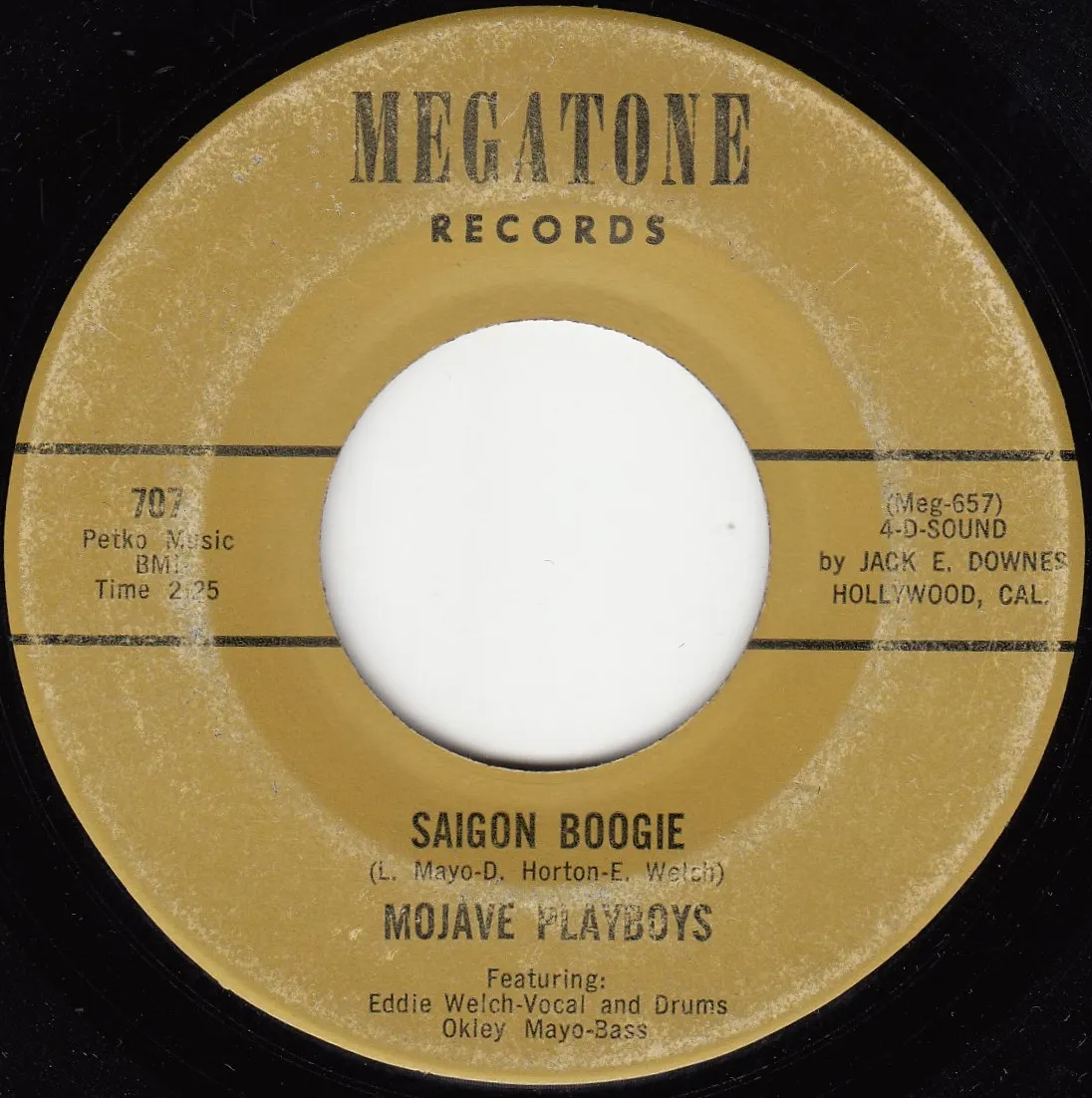 Saigon Boogie – Mojave Playboys (A-side label)