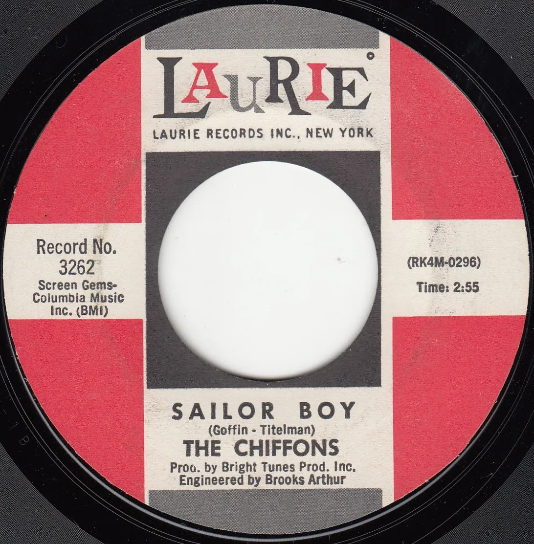 Sailor Boy – The Chiffons (A-side label)