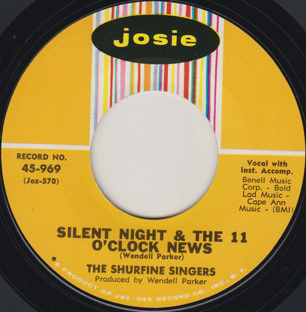 Silent Night & the 11 O'Clock News – The Shurfine Singers (Label (alternate scan))