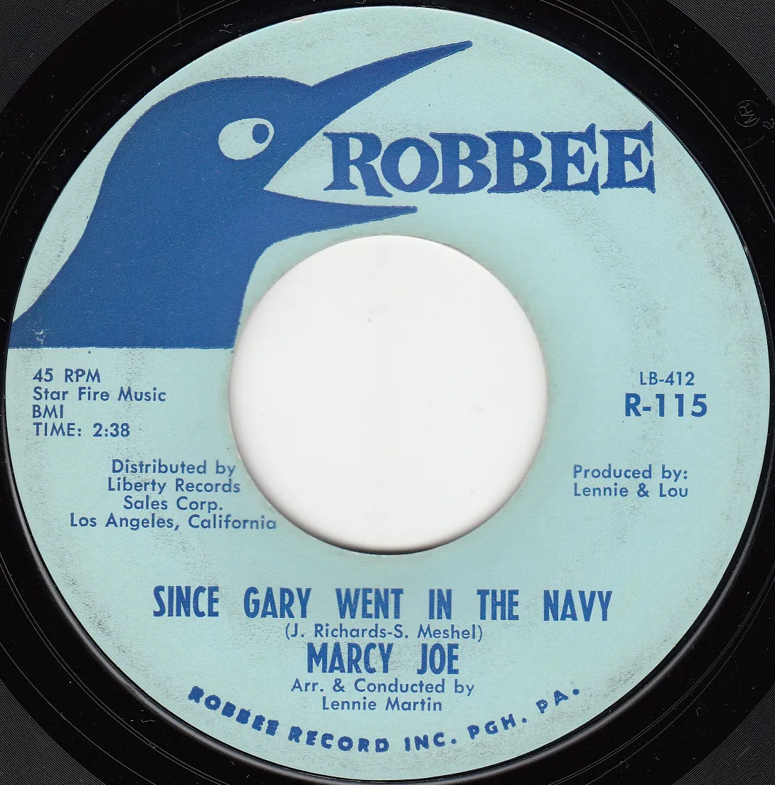 Since Gary Went in the Navy – Marcy Joe (A-side label)