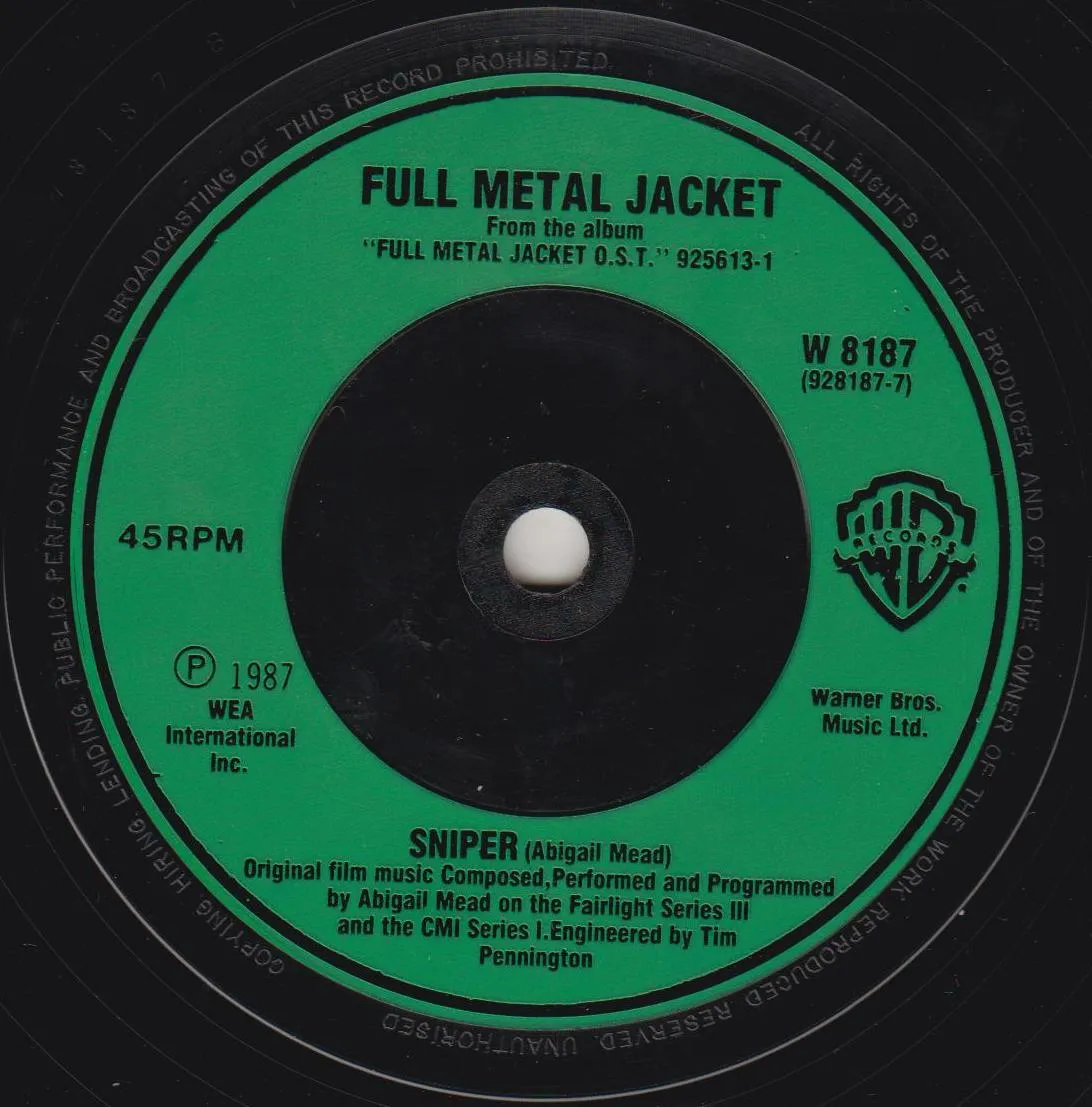 Sniper – Abigail Mead (Label (alternate scan))