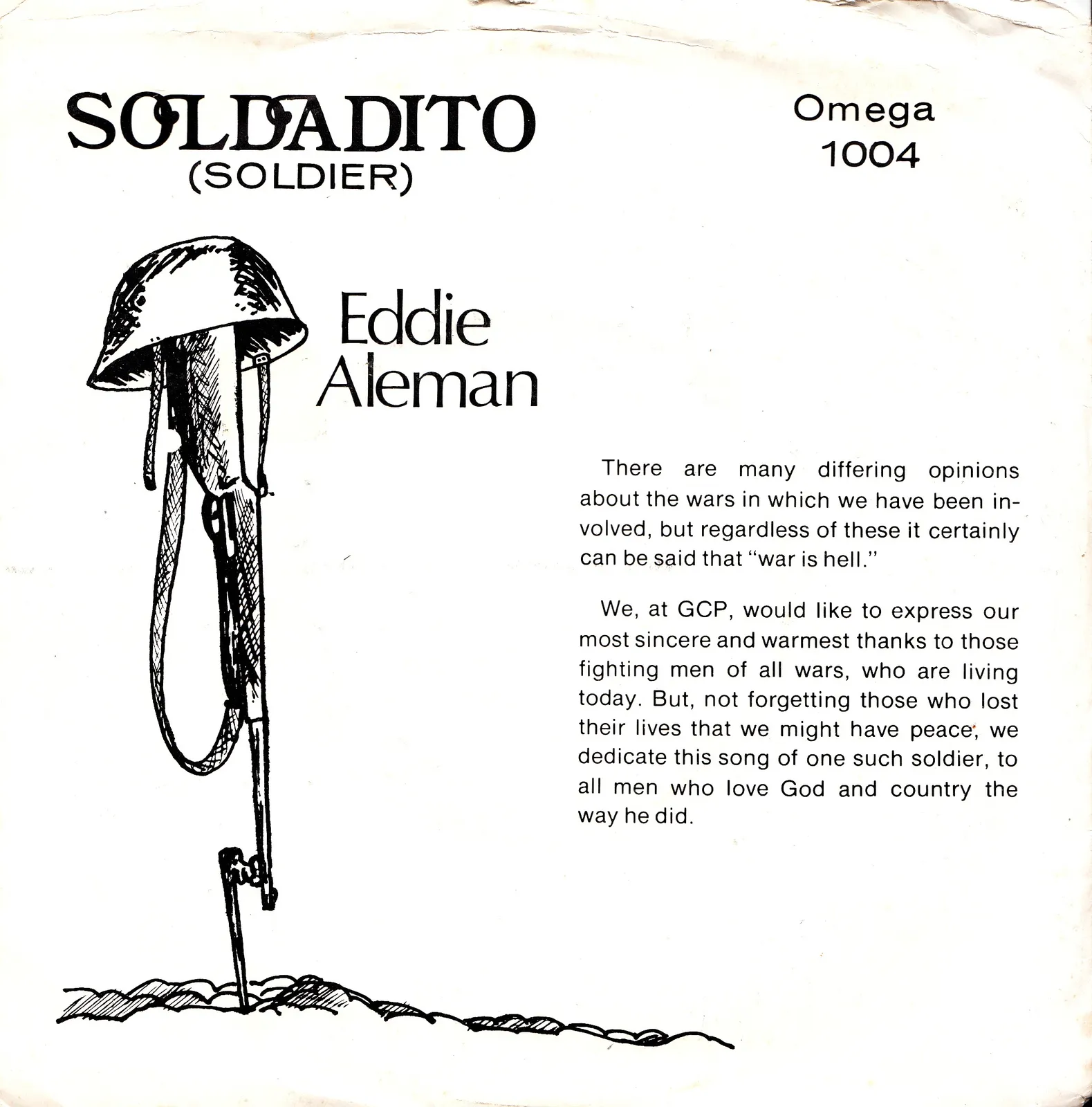 Soldadito – Eddie Aleman (Picture sleeve)