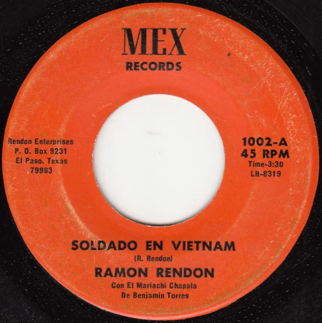 Soldado en Vietnam – Ramon Rendon (A-side label)