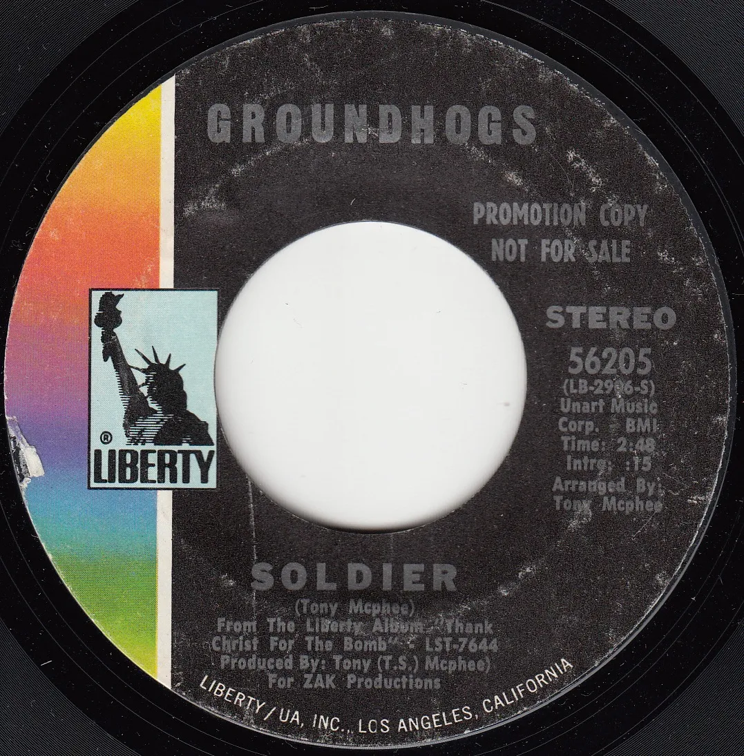 Soldier – Groundhogs (A-side label)