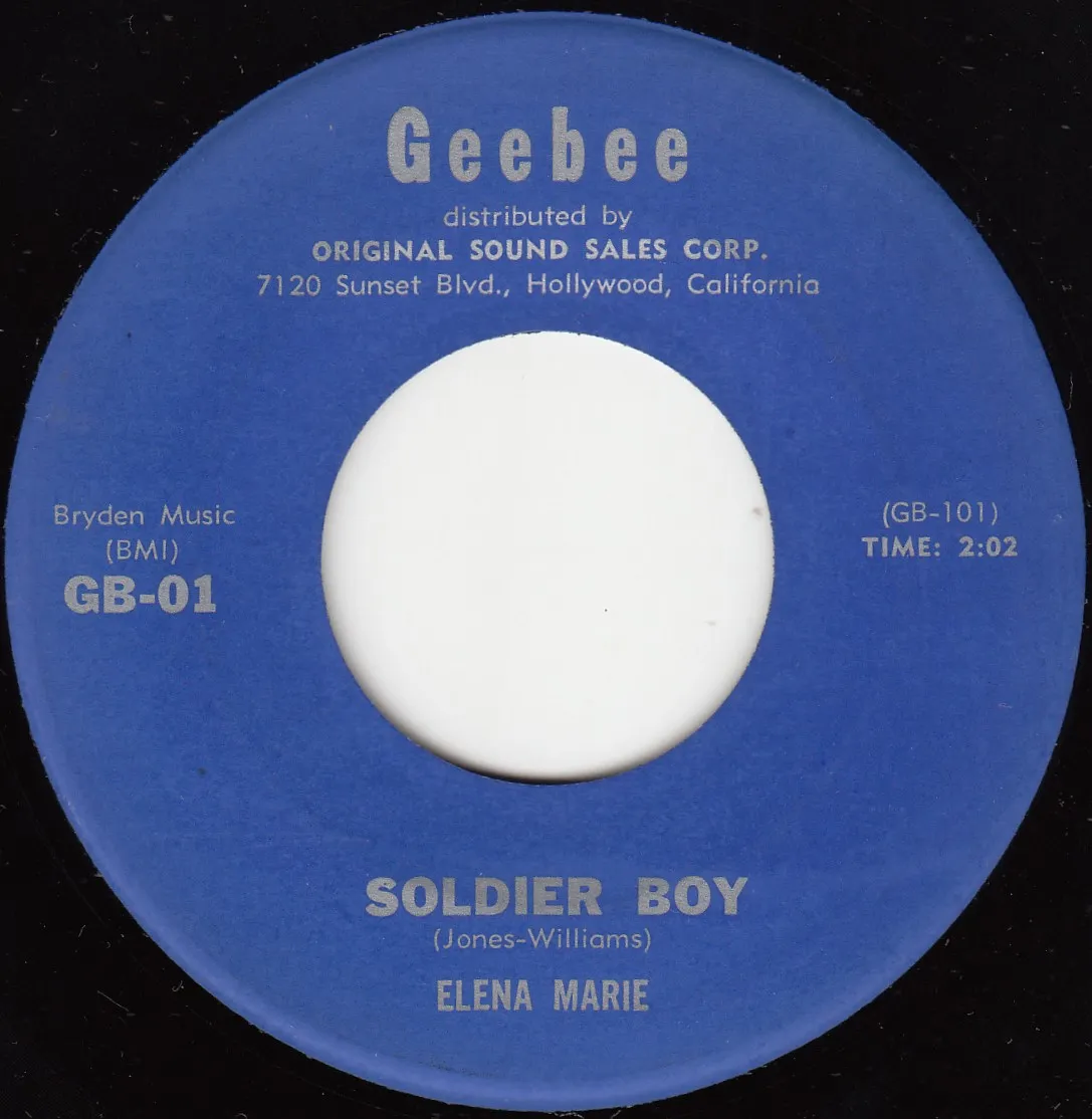 Soldier Boy – Elena Marie (A-side label)
