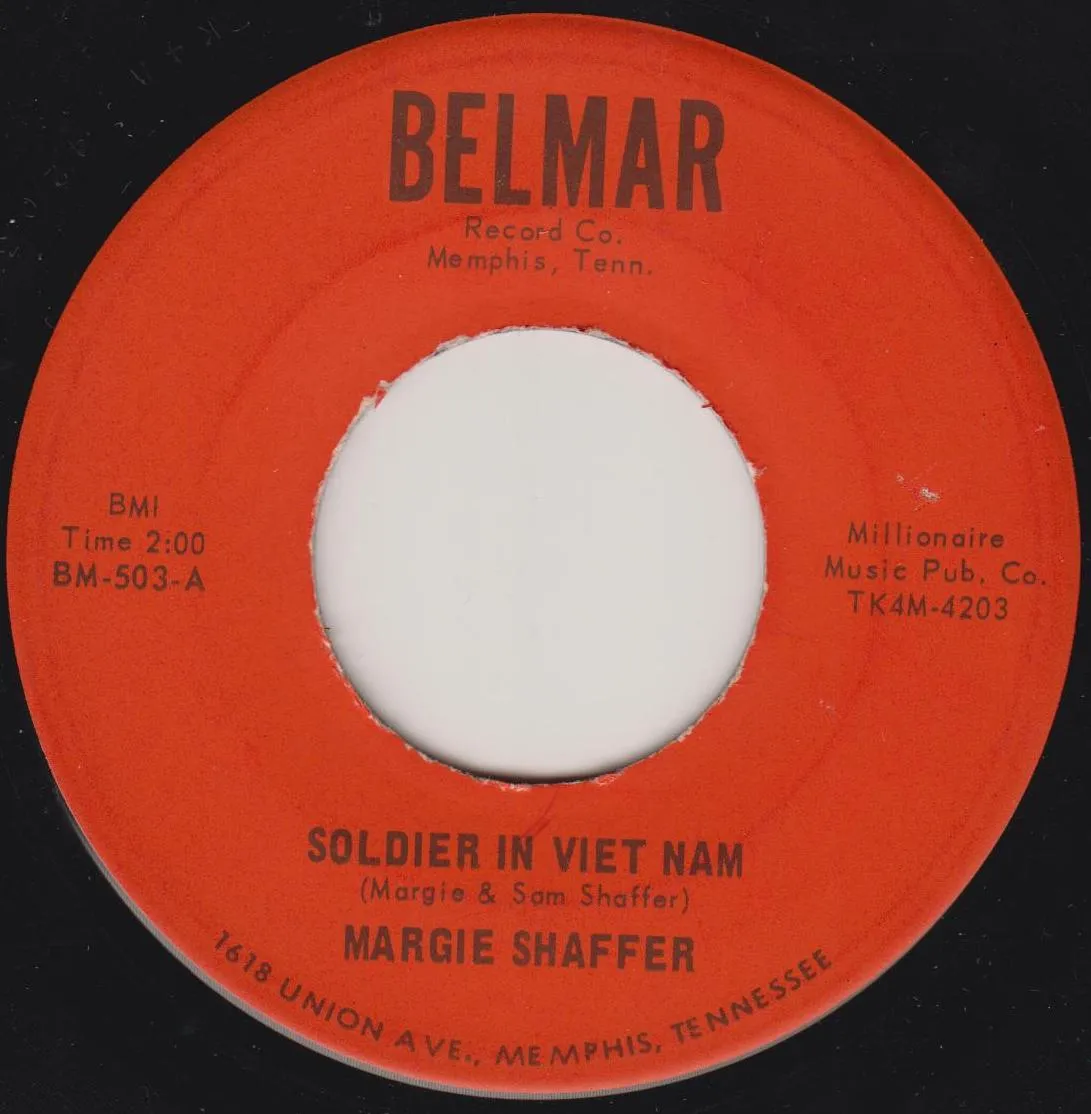 Soldier in Viet Nam – Margie Shaffer (Label (alternate scan))
