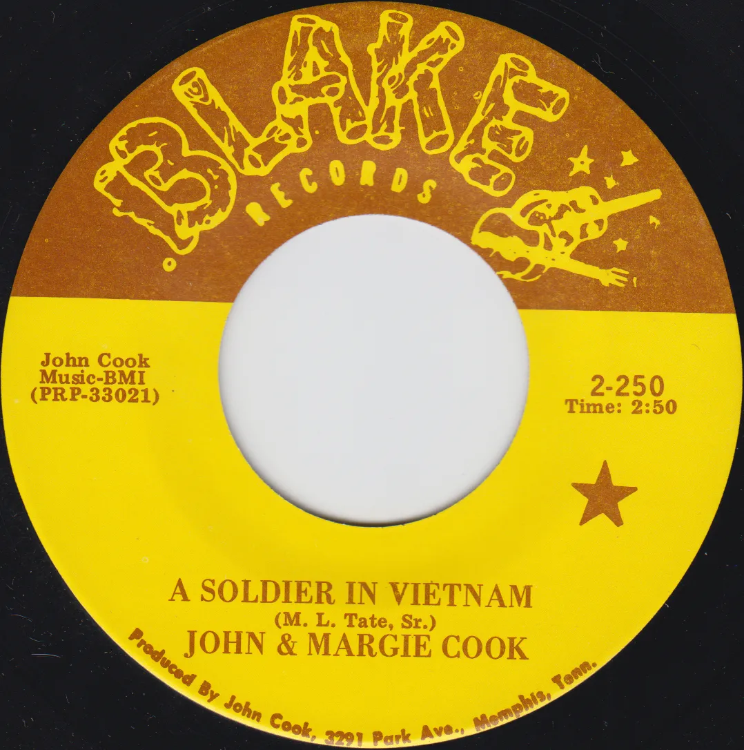 Soldier in Vietnam – John & Margie Cook (Label (alternate scan))