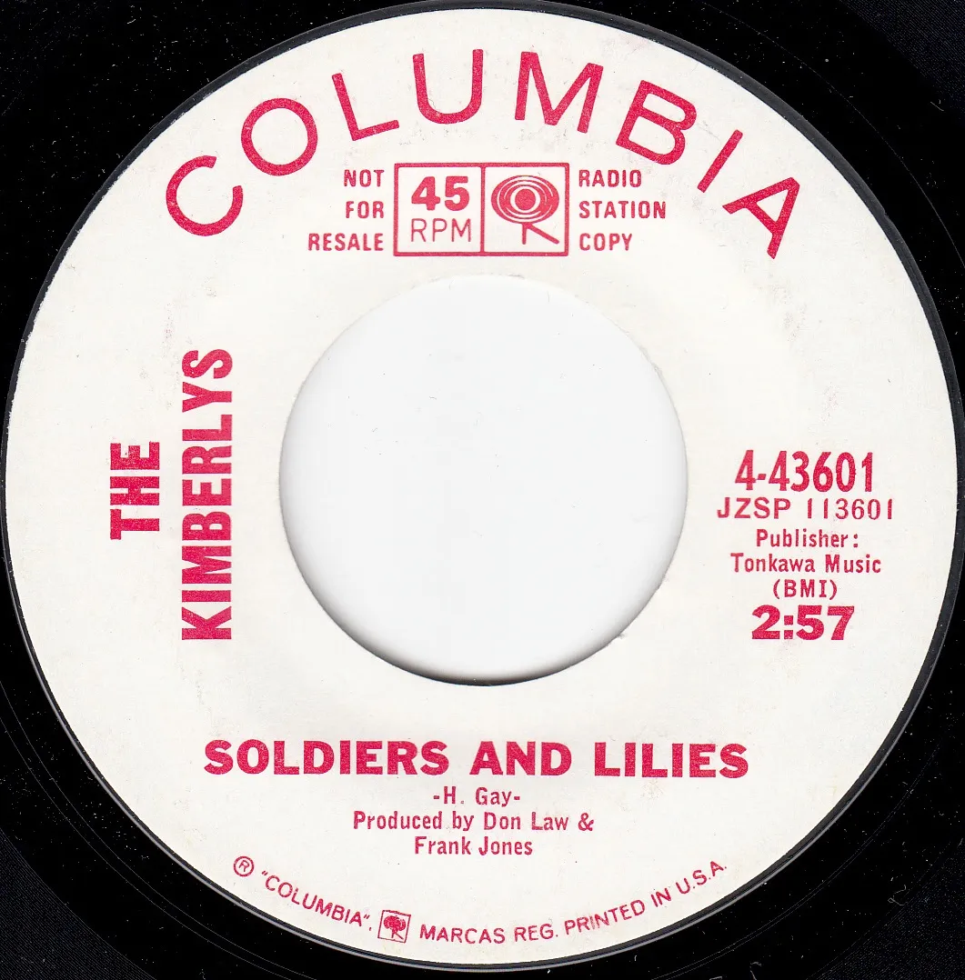 Soldiers and Lillies – The Kimberlys (A-side label)