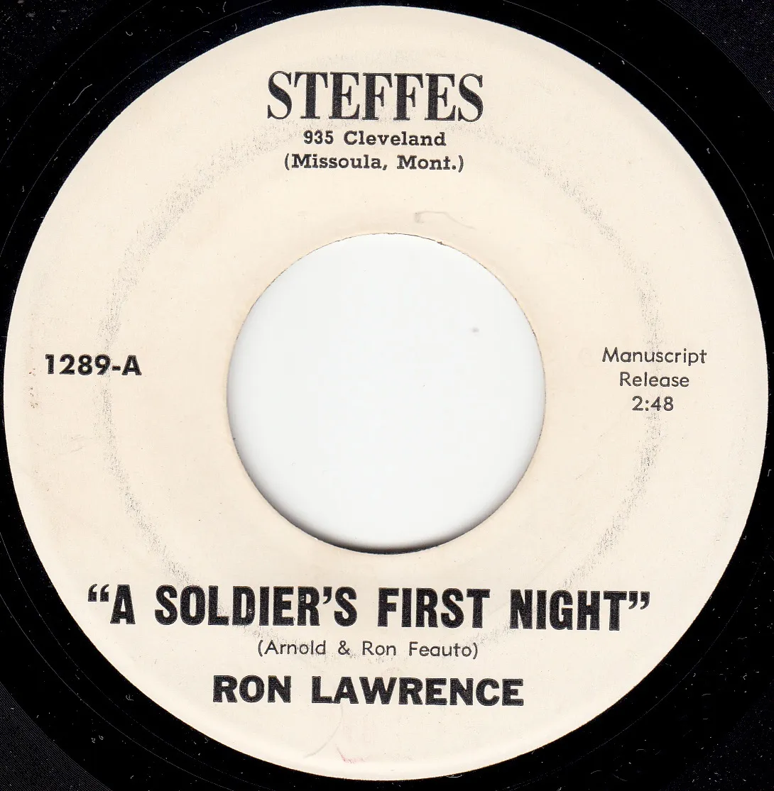 Soldier's First Night – Ron Lawrence (A-side label)