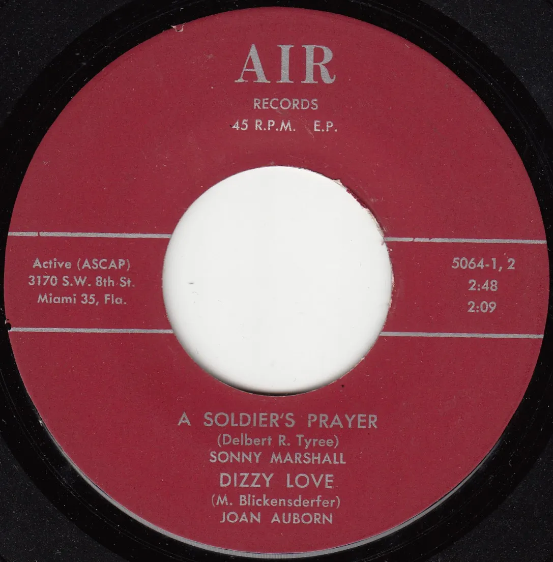 Soldier's Prayer – Sonny Marshall (A-side label)