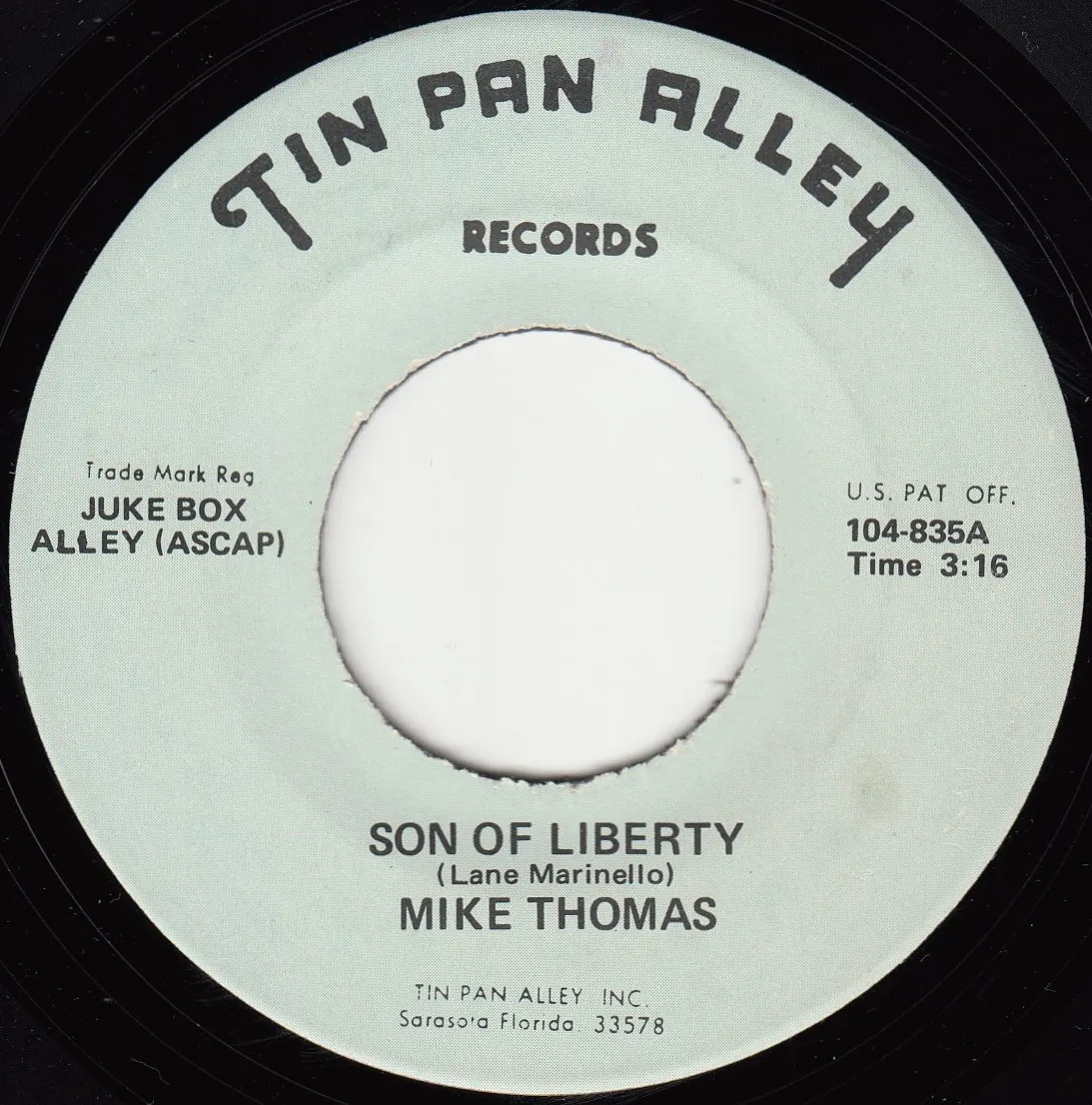 Son of Liberty – Mike Thomas (A-side label)