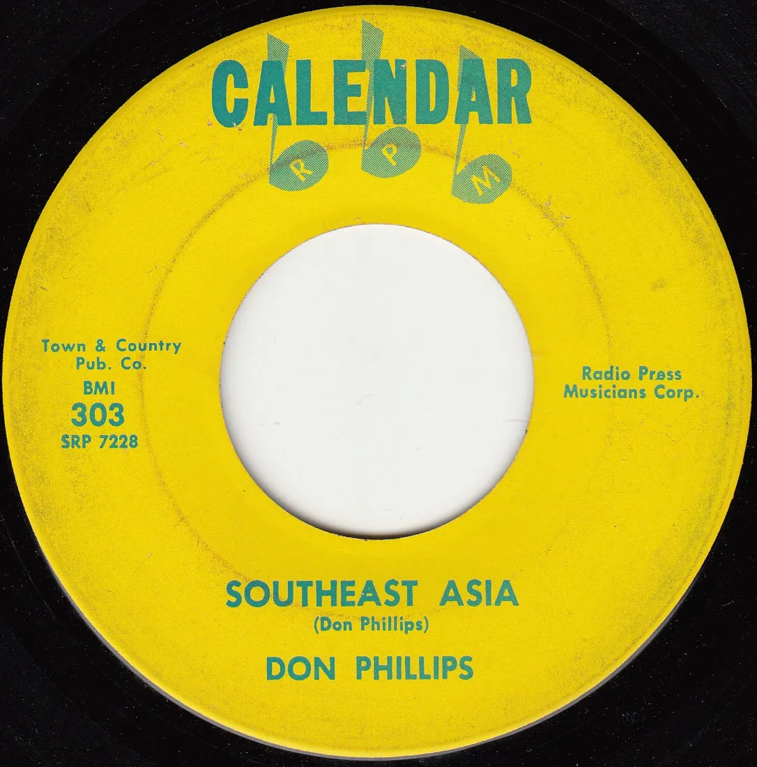 Southeast Asia – Don Phillips (A-side label)