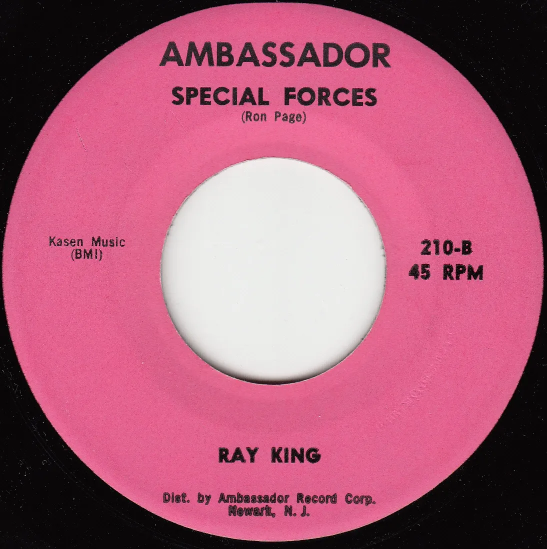 Special Forces – Ray King (A-side label)