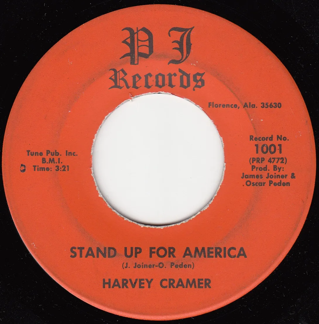 Stand Up for America – Harvey Cramer (A-side label)