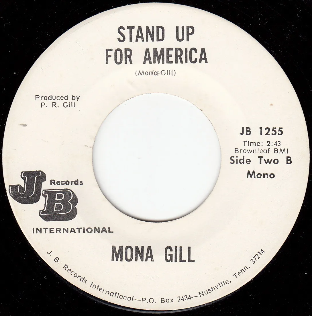 Stand Up for America – Mona Gill (Label (mono))