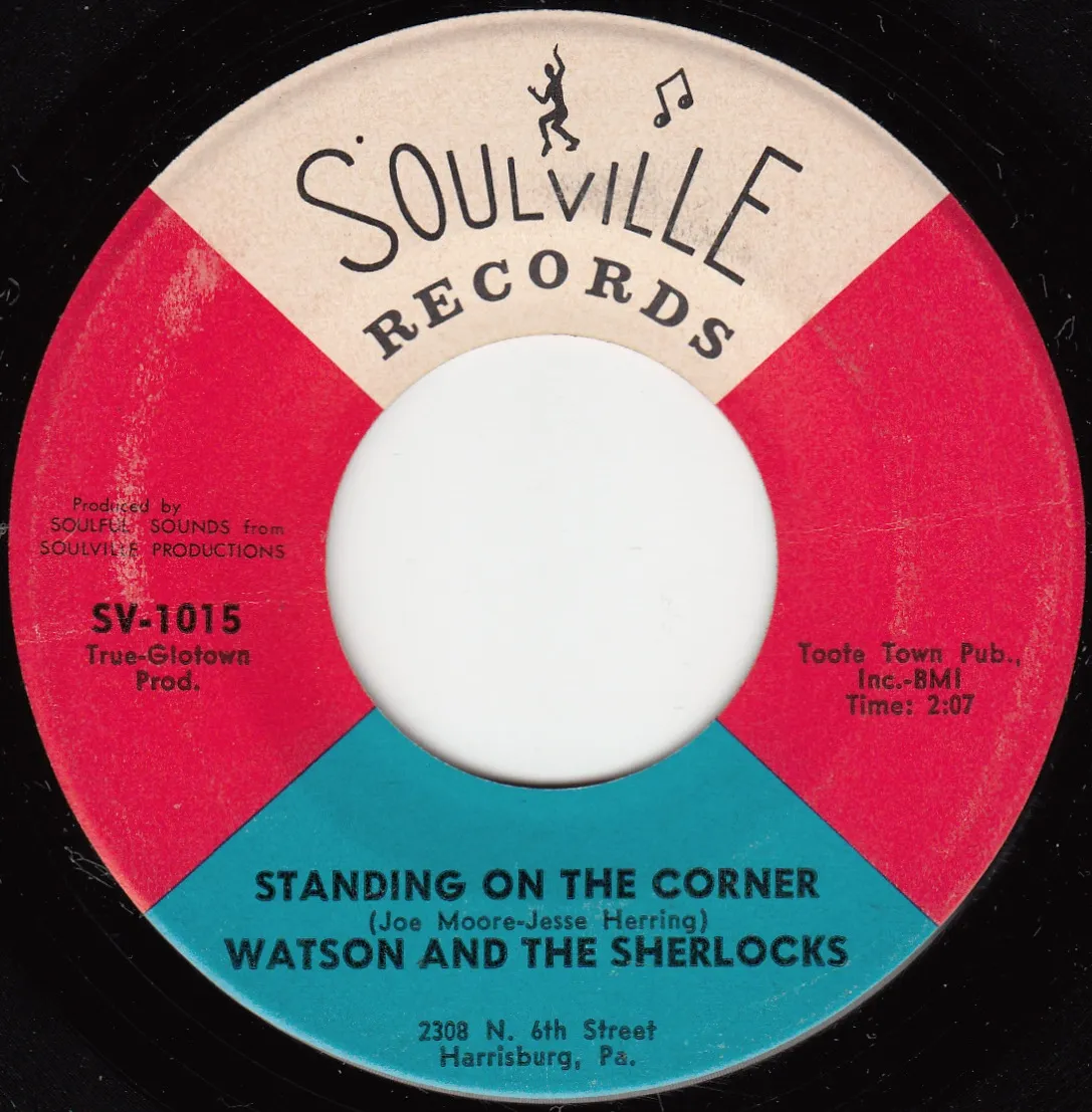 Standing on the Corner – Watson and The Sherlocks (A-side label)