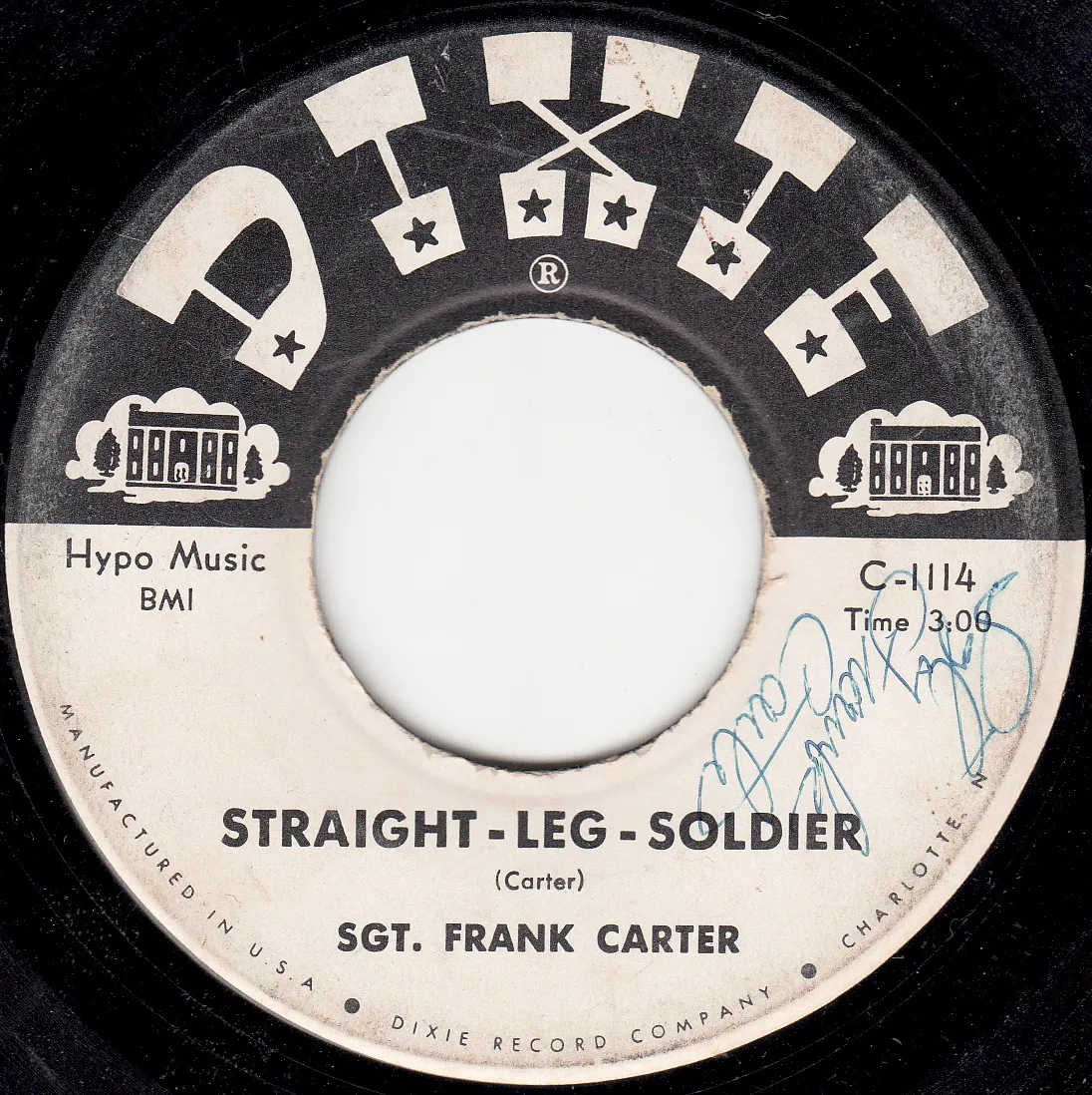 Straight-Leg-Soldier – Sgt. Frank Carter (A-side label)