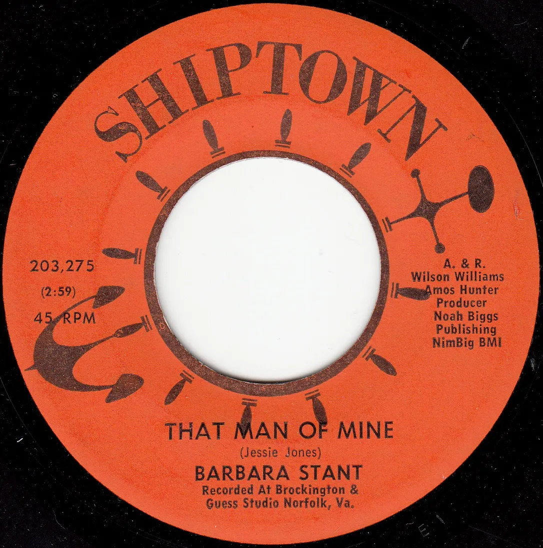 That Man of Mine – Barbara Stant (A-side label)