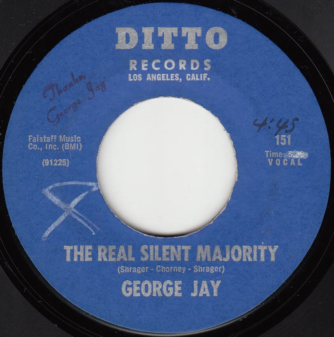 The Real Silent Majority (Vocal) – George Jay (A-side label)