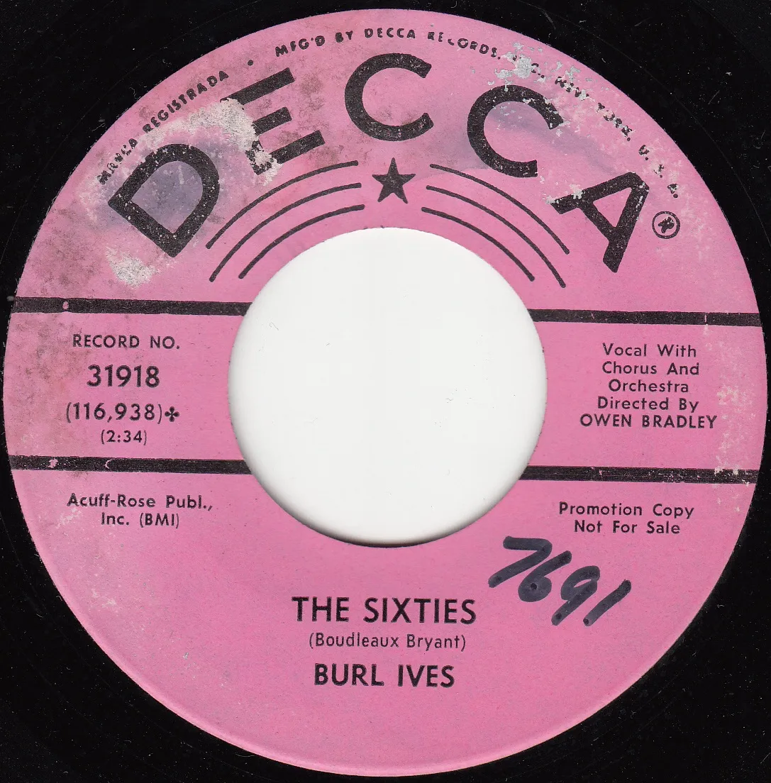 The Sixties – Burl Ives (A-side label)