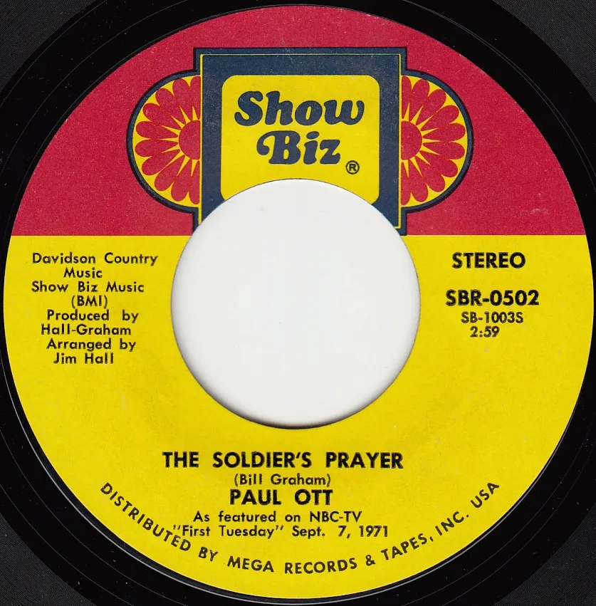 The Soldier's Prayer – Paul Ott (A-side label)
