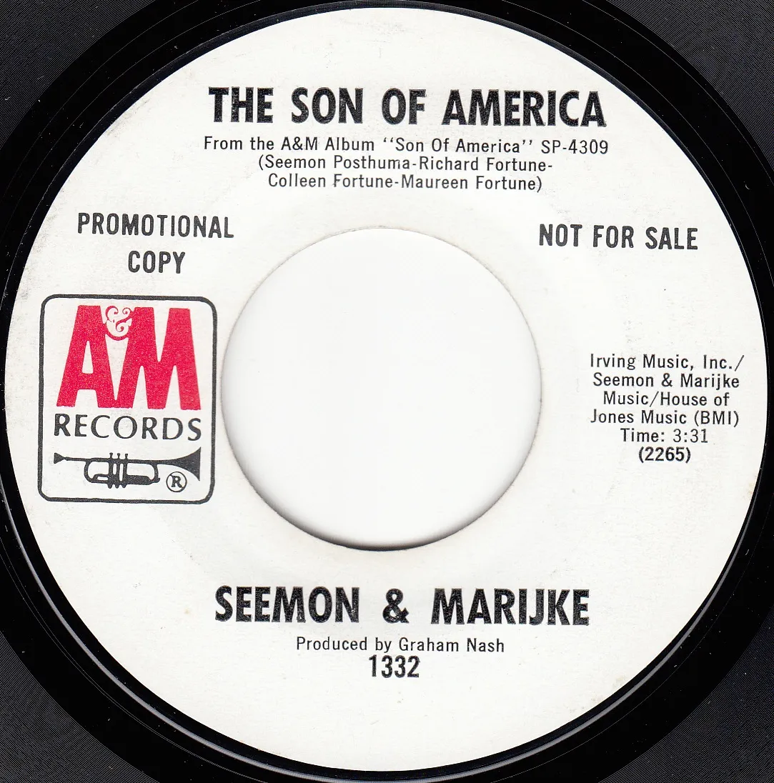 The Son of America – Seemon & Marijke (A-side label)
