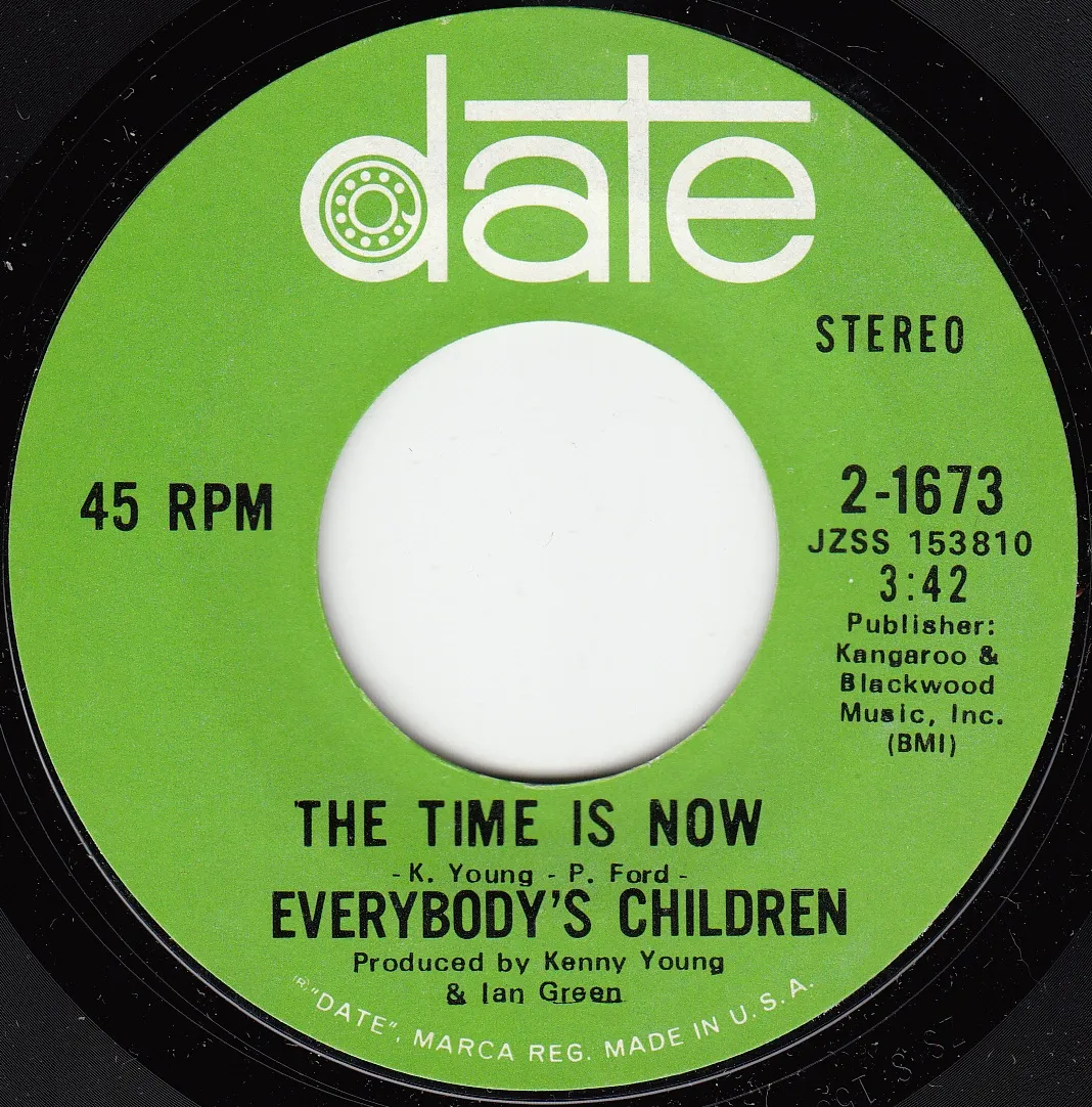 The Time Is Now – Everybody's Children (A-side label)
