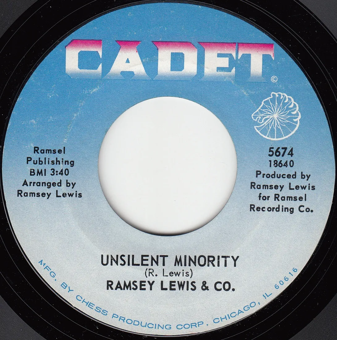 The Unsilent Minority – Ramsey Lewis (A-side label)