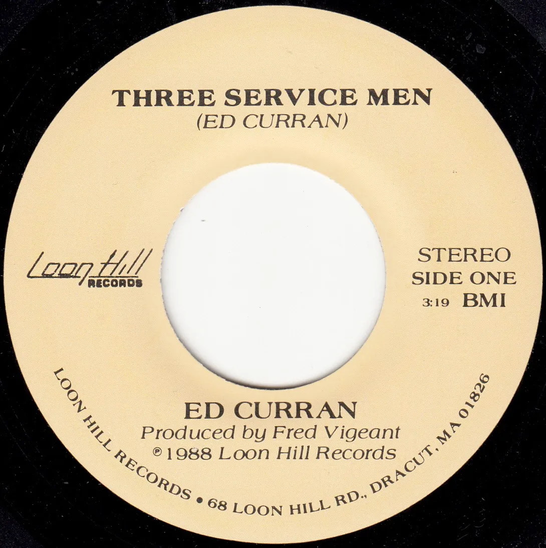Three Service Men – Ed Curran (A-side label)