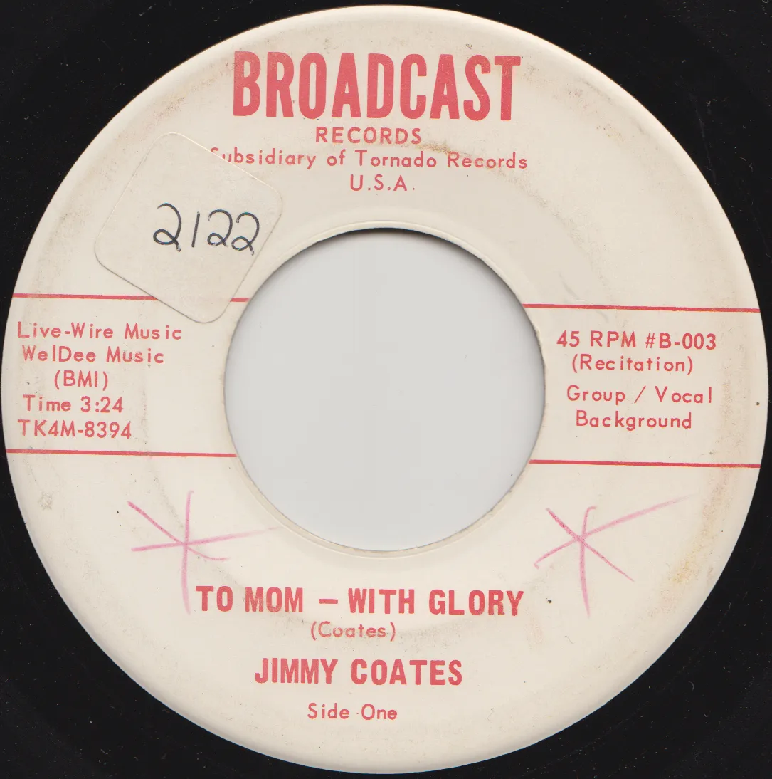 To Mom - With Glory – Jimmy Coates (Label (alternate scan))
