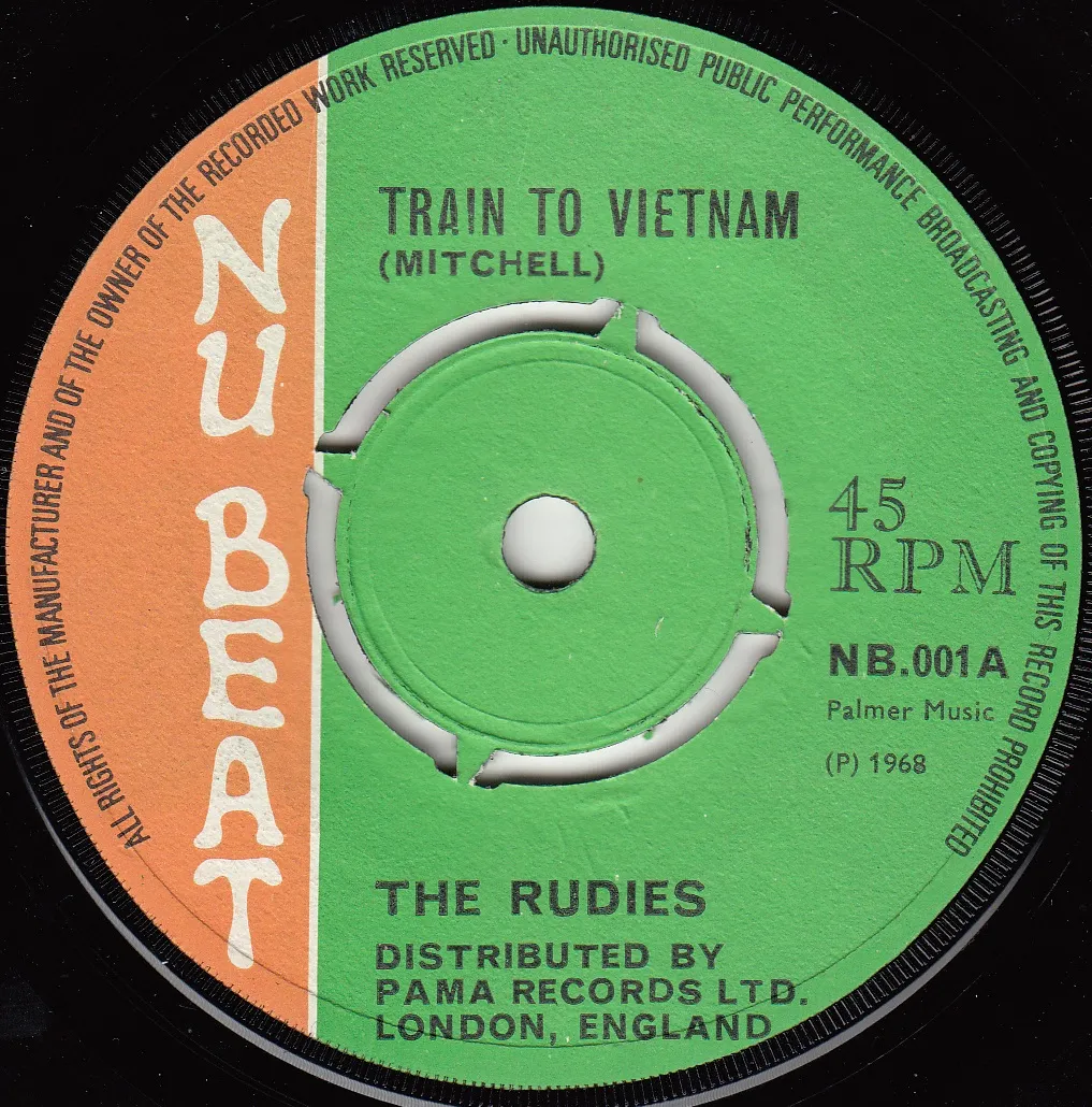 Train to Vietnam – The Rudies (A-side label)