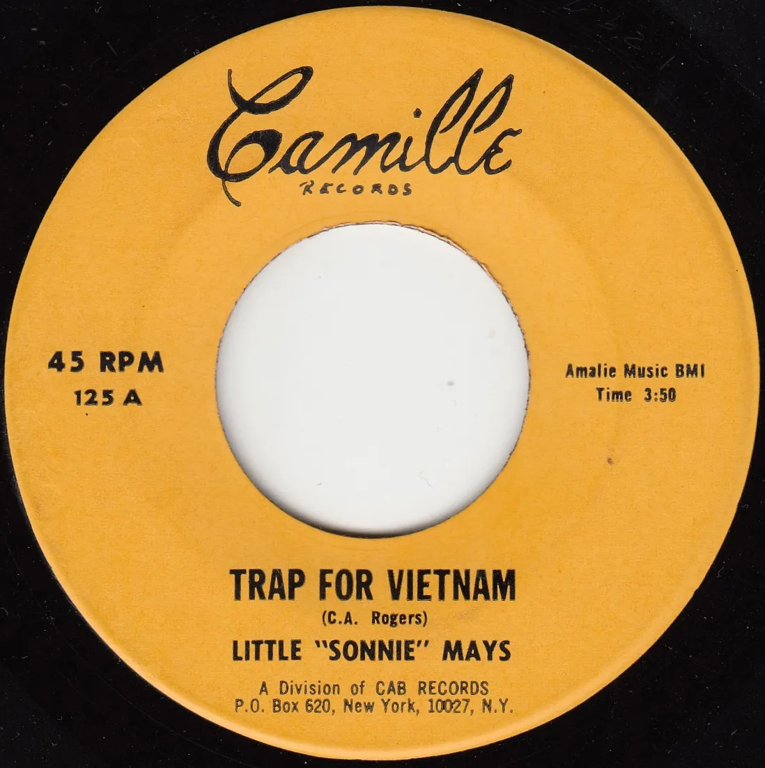 Trap for Vietnam – Little Sonnie Mays (A-side label)
