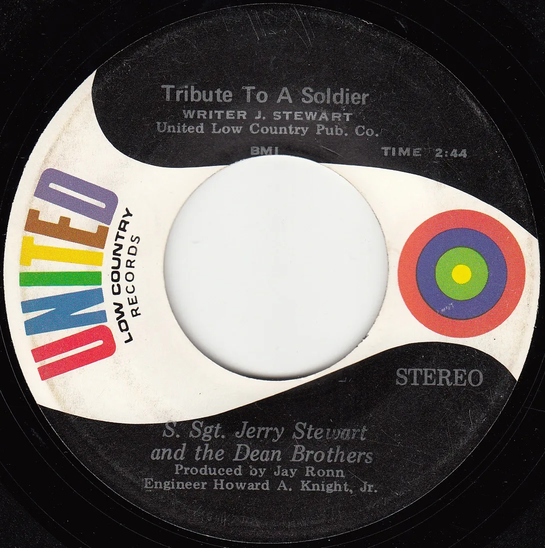 Tribute to a Soldier – S. Sgt Jerry Stewart (A-side label)